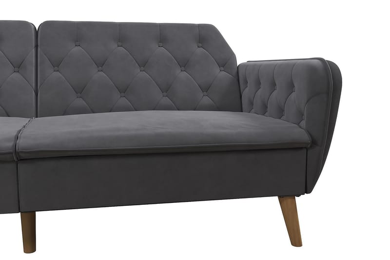 Tallulah 2-sits Bäddsoffa Grå - Novogratz - Möbler - Soffa - Bäddsoffa