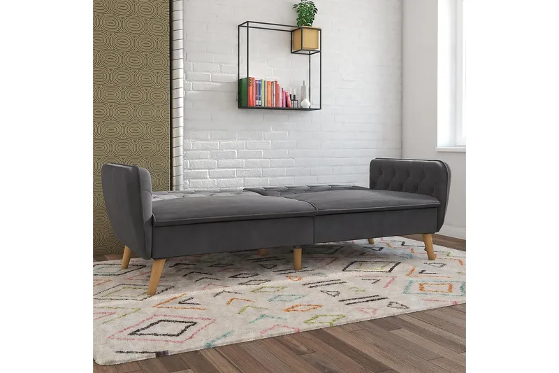 Tallulah 2-sits Bäddsoffa Grå - Novogratz - Möbler - Soffa - Bäddsoffa