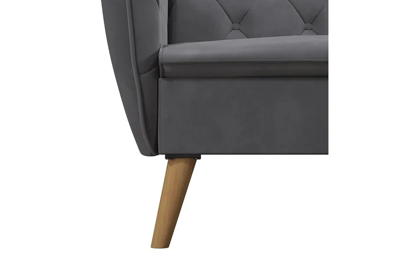 Tallulah 2-sits Bäddsoffa Grå - Novogratz - Möbler - Soffa - Bäddsoffa