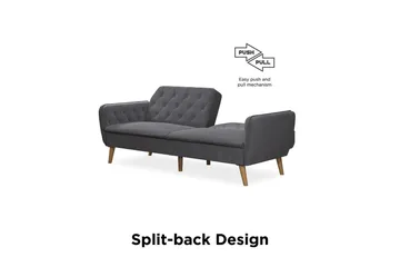 Tallulah 2-sits Bäddsoffa Grå - Novogratz - Möbler - Soffa - Bäddsoffa