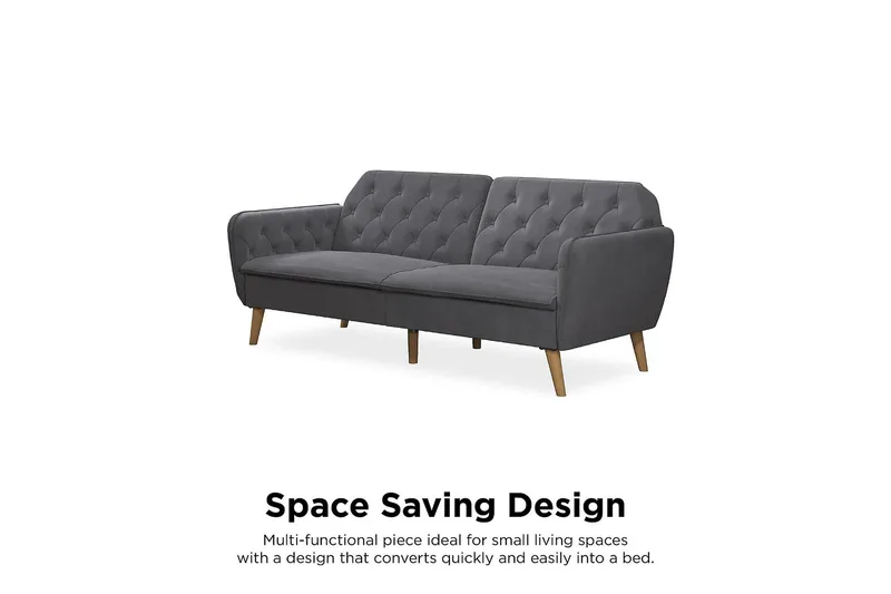 Tallulah 2-sits Bäddsoffa Grå - Novogratz - Möbler - Soffa - Bäddsoffa