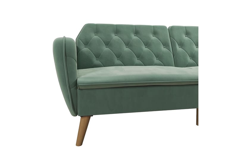 Tallulah 2-sits Bäddsoffa Sammet/Ljusgrön - Novogratz - Möbler - Soffa - Bäddsoffa