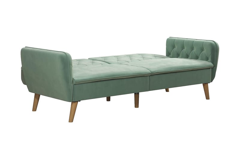 Tallulah 2-sits Bäddsoffa Sammet/Ljusgrön - Novogratz - Möbler - Soffa - Bäddsoffa
