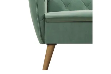 Tallulah 2-sits Bäddsoffa Sammet/Ljusgrön - Novogratz - Möbler - Soffa - Bäddsoffa