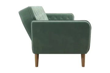 Tallulah 2-sits Bäddsoffa Sammet/Ljusgrön - Novogratz - Möbler - Soffa - Bäddsoffa