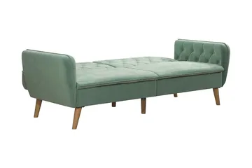 Tallulah 2-sits Bäddsoffa Sammet/Ljusgrön - Novogratz - Möbler - Soffa - Bäddsoffa
