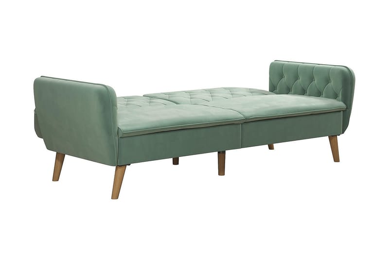 Tallulah 2-sits Bäddsoffa Sammet/Ljusgrön - Novogratz - Möbler - Soffa - Bäddsoffa