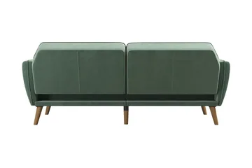 Tallulah 2-sits Bäddsoffa Sammet/Ljusgrön - Novogratz - Möbler - Soffa - Bäddsoffa
