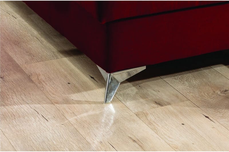 Theriago Hörnbäddsoffa med Divan Vänster - Röd - Möbler - Soffa - Bäddsoffa