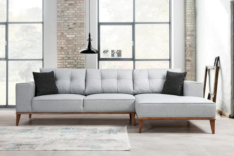 Thrill Bäddsoffa med Divan Höger - Grå - Möbler - Soffa - Bäddsoffa