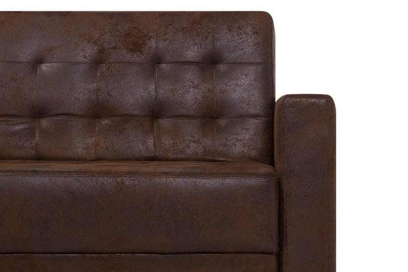 Toomey Hörnbäddsoffa Large Höger Konstläder - Brun - Möbler - Soffa - Bäddsoffa