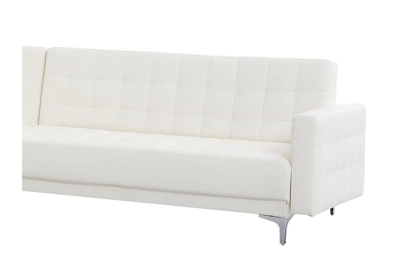 Toomey Hörnbäddsoffa Large Höger Konstläder - Vit - Möbler - Soffa - Bäddsoffa