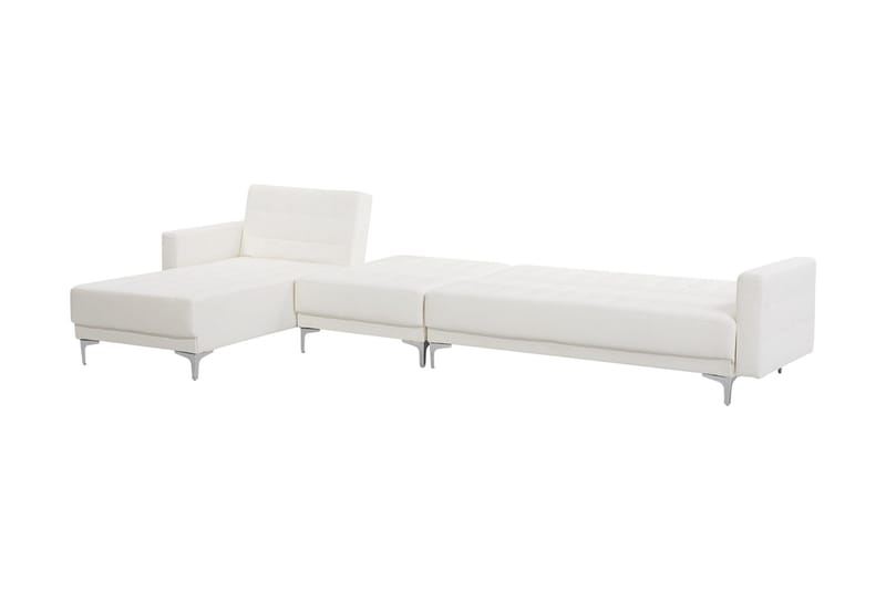 Toomey Hörnbäddsoffa Large Höger Konstläder - Vit - Möbler - Soffa - Bäddsoffa