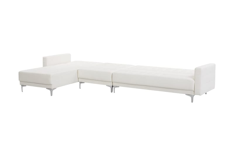 Toomey Hörnbäddsoffa Large Höger Konstläder - Vit - Möbler - Soffa - Bäddsoffa