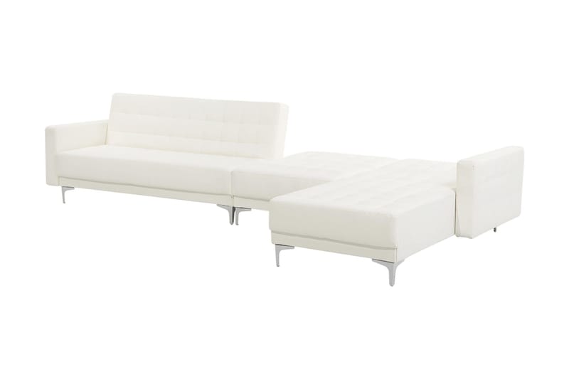 Toomey Hörnbäddsoffa Large Vänster Konstläder - Vit - Möbler - Soffa - Bäddsoffa