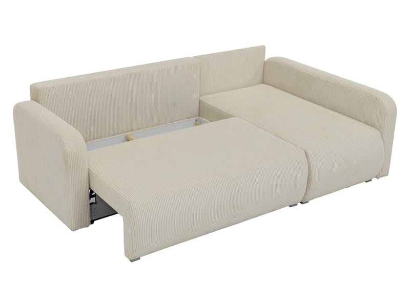 Toren Bäddsoffa med förvaring och Divan Höger - Ljusgrå - Möbler - Soffa - Bäddsoffa