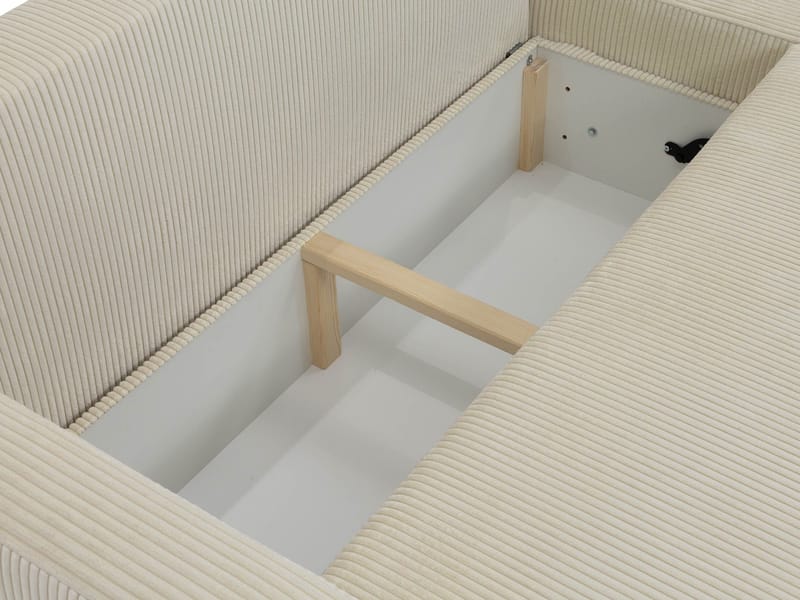 Toren Bäddsoffa med förvaring och Divan Höger - Svart - Möbler - Soffa - Bäddsoffa