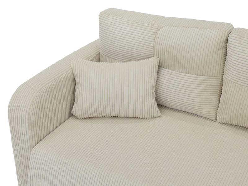 Toren Bäddsoffa med förvaring och Divan Vänster - Ljusgrå - Möbler - Soffa - Bäddsoffa