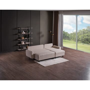 Torlan 3-sits Hörnbäddsoffa - Beige - Möbler - Soffa - Bäddsoffa