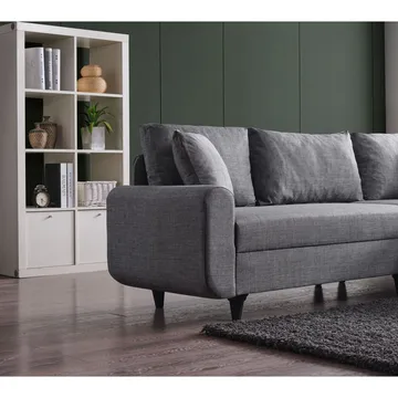 Torlan 3-sits Hörnbäddsoffa - Grå - Möbler - Soffa - Bäddsoffa