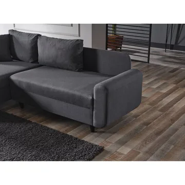 Torlan 3-sits Hörnbäddsoffa - Mörkgrå - Möbler - Soffa - Bäddsoffa