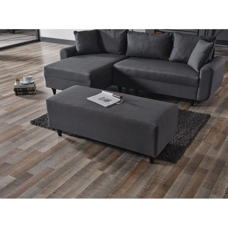 Torlan 3-sits Hörnbäddsoffa - Mörkgrå - Möbler - Soffa - Bäddsoffa