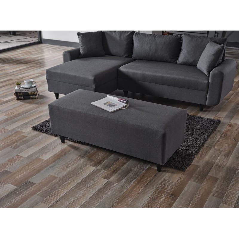 Torlan 3-sits Hörnbäddsoffa - Mörkgrå - Möbler - Soffa - Bäddsoffa
