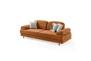 Torrelis Bäddsoffa 3-sits - Terrakotta - Möbler - Soffa - Bäddsoffa