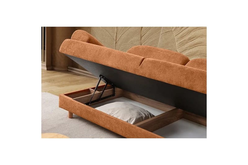 Torrelis Bäddsoffa 3-sits - Terrakotta - Möbler - Soffa - Bäddsoffa