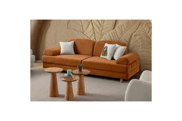 Torrelis Bäddsoffa 3-sits - Terrakotta - Möbler - Soffa - Bäddsoffa