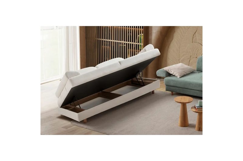 Torrelis Bäddsoffa 3-sits - Vit - Möbler - Soffa - Bäddsoffa