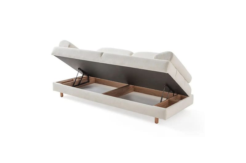 Torrelis Bäddsoffa 3-sits - Vit - Möbler - Soffa - Bäddsoffa