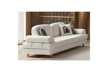 Torrelis Bäddsoffa 3-sits - Vit - Möbler - Soffa - Bäddsoffa