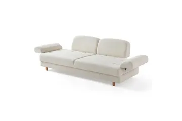Torrelis Bäddsoffa 3-sits - Vit - Möbler - Soffa - Bäddsoffa