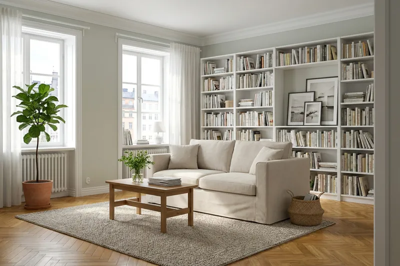 Travstad 3-sits Bäddsoffa i Chenille - Beige - Möbler - Soffa - Bäddsoffa