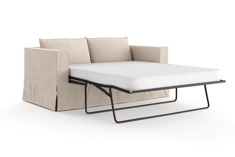 Travstad 3-sits Bäddsoffa i Chenille - Beige - Möbler - Soffa - Bäddsoffa