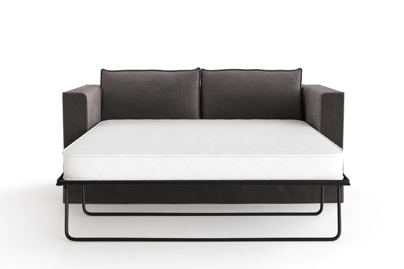 Travstad 3-sits Bäddsoffa i Chenille - Grå - Möbler - Soffa - Bäddsoffa