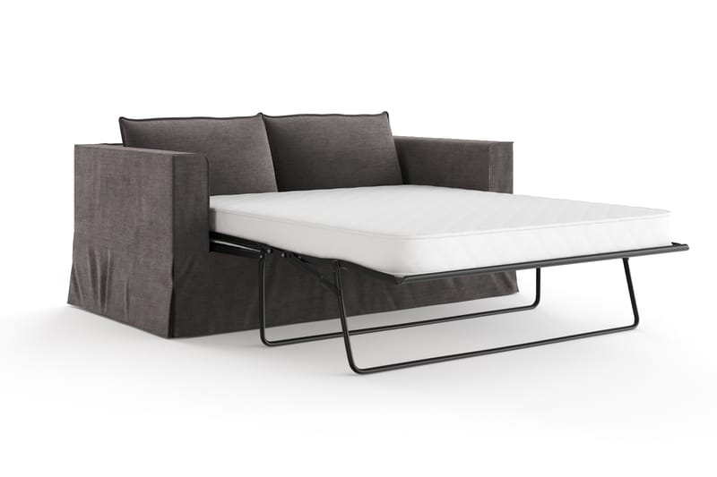 Travstad 3-sits Bäddsoffa i Chenille - Grå - Möbler - Soffa - Bäddsoffa