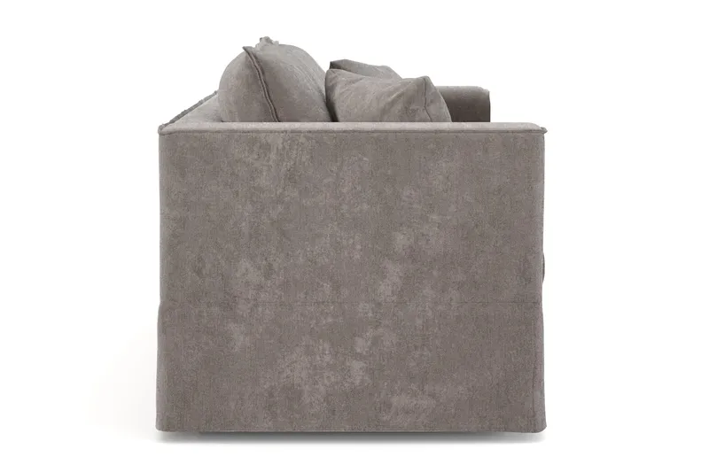 Travstad 3-sits Bäddsoffa i Chenille - Grå - Möbler - Soffa - Bäddsoffa