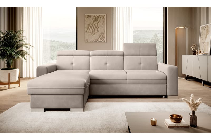 Trent Bäddsoffa m. Divan med Förvaring 3-sits - Beige - Möbler - Soffa - Bäddsoffa
