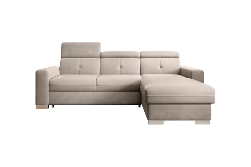 Trent Bäddsoffa m. Divan med Förvaring 3-sits - Beige - Bäddsoffa - Bäddsoffa divan