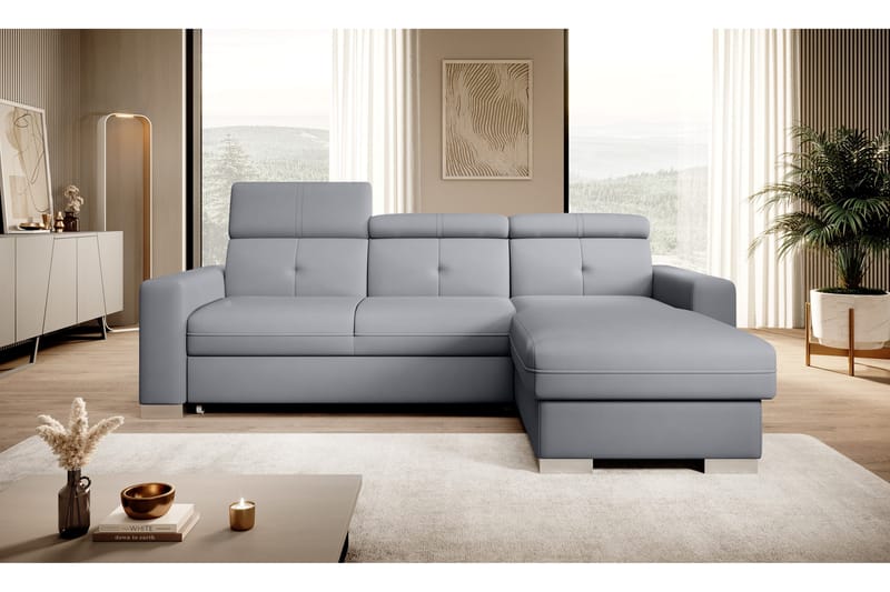 Trent Bäddsoffa m. Divan med Förvaring 3-sits - Grå - Möbler - Soffa - Bäddsoffa