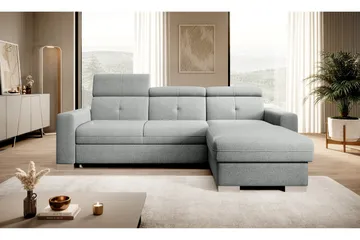 Trent Bäddsoffa m. Divan med Förvaring 3-sits - Grå - Möbler - Soffa - Bäddsoffa