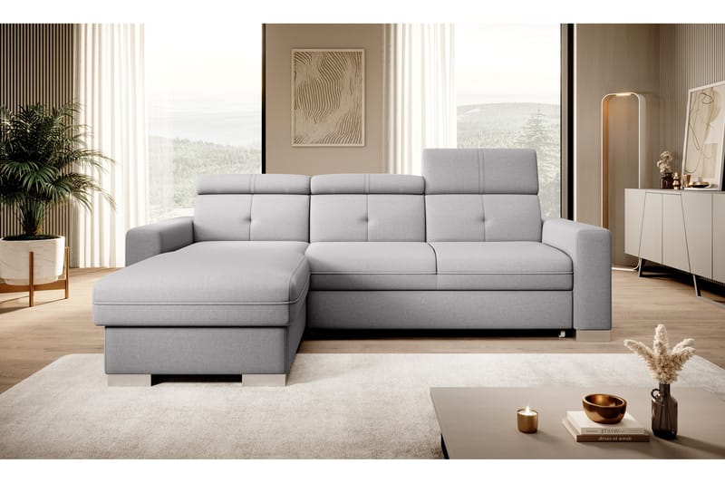 Trent Bäddsoffa m. Divan med Förvaring 3-sits - Grå - Möbler - Soffa - Bäddsoffa