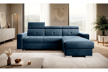 Trent Bäddsoffa m. Divan med Förvaring 3-sits - Mörkblå - Möbler - Soffa - Bäddsoffa