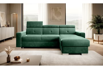 Trent Bäddsoffa m. Divan med Förvaring 3-sits - Mörkgrön - Möbler - Soffa - Bäddsoffa