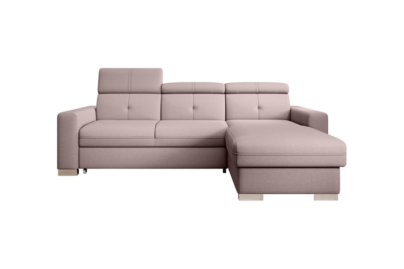 Trent Bäddsoffa m. Divan med Förvaring 3-sits - Rosa - Möbler - Soffa - Bäddsoffa