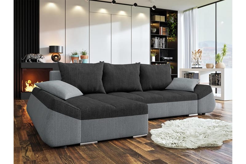 Trolleboda 8-sits Bäddsoffa Höger - Grå - Möbler - Soffa - Bäddsoffa