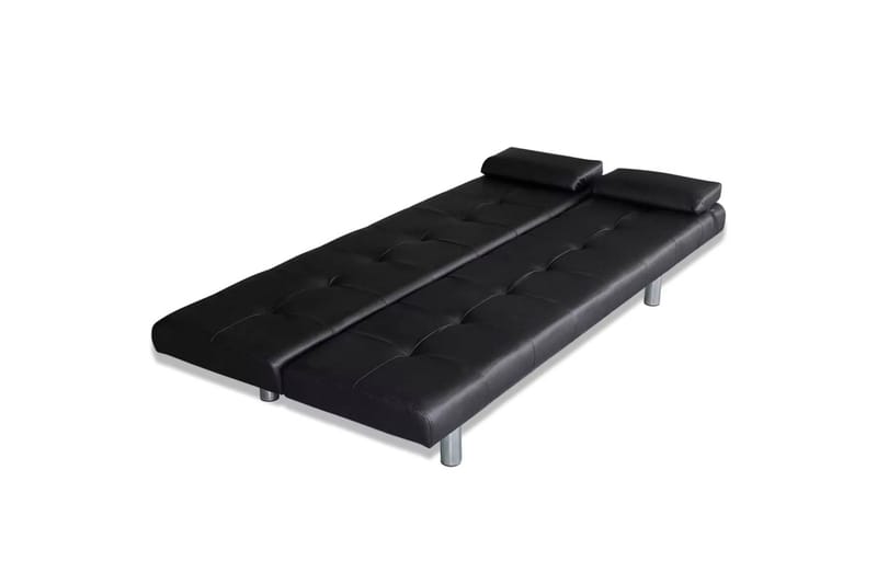 Tulsa Bäddsoffa Konstläder - Svart - Möbler - Soffa - Bäddsoffa