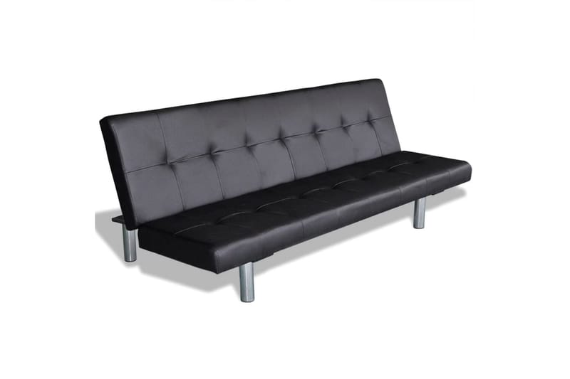 Tulsa Bäddsoffa Konstläder - Svart - Möbler - Soffa - Bäddsoffa
